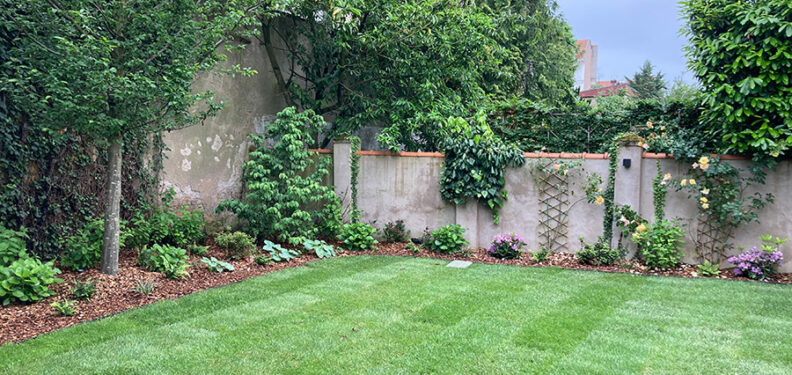 Rénovation d'un jardin de ville, aspect final